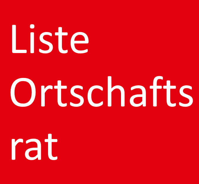 Unsere Liste für eine starke SPD-Fraktion im Ortschaftsrat